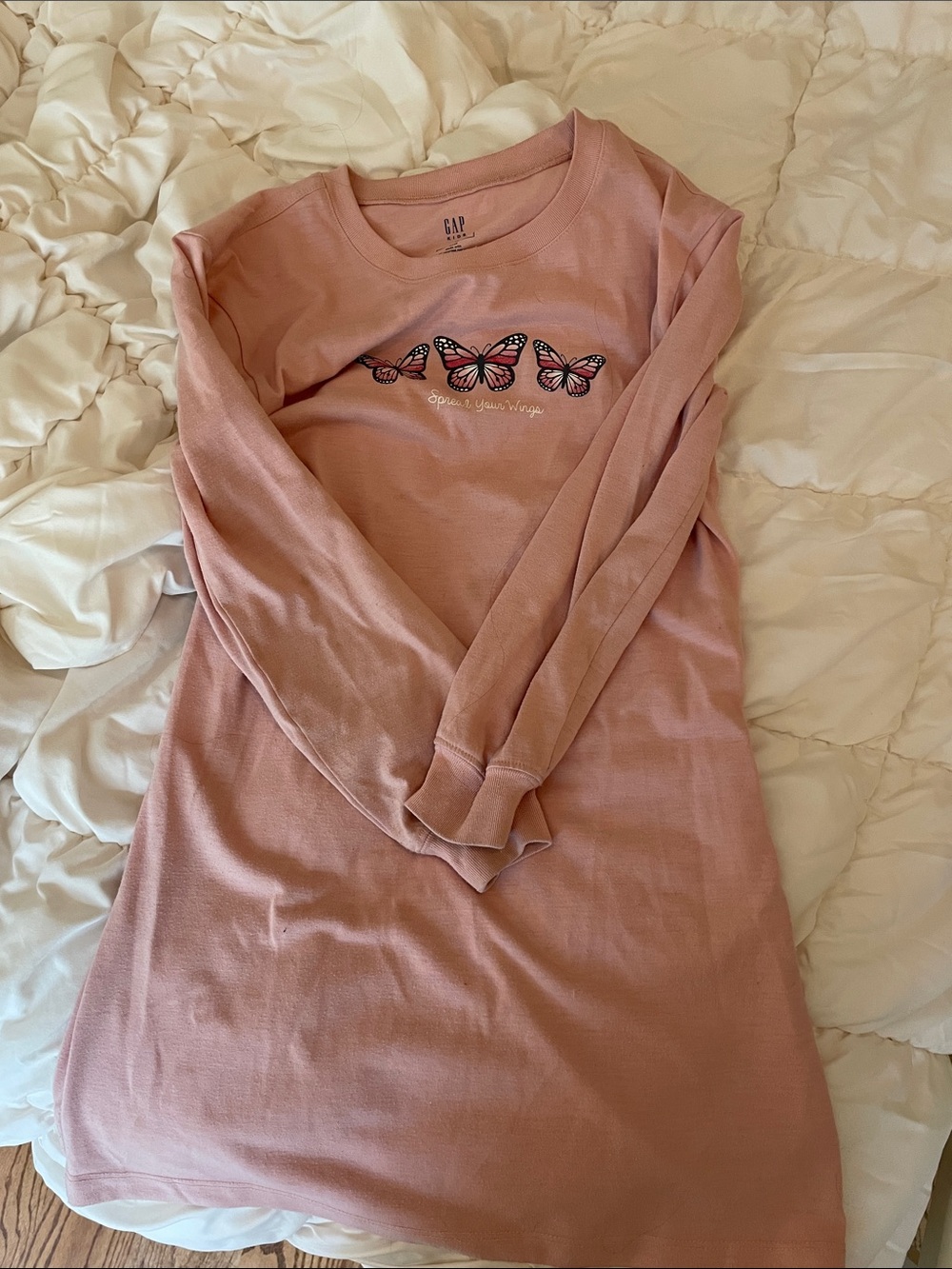 gap kids butterfly night gown